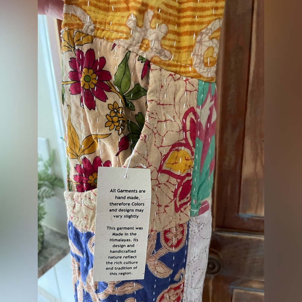 Kathmandu Multicolor Patchwork OVERALLS - Picture 13 of 14